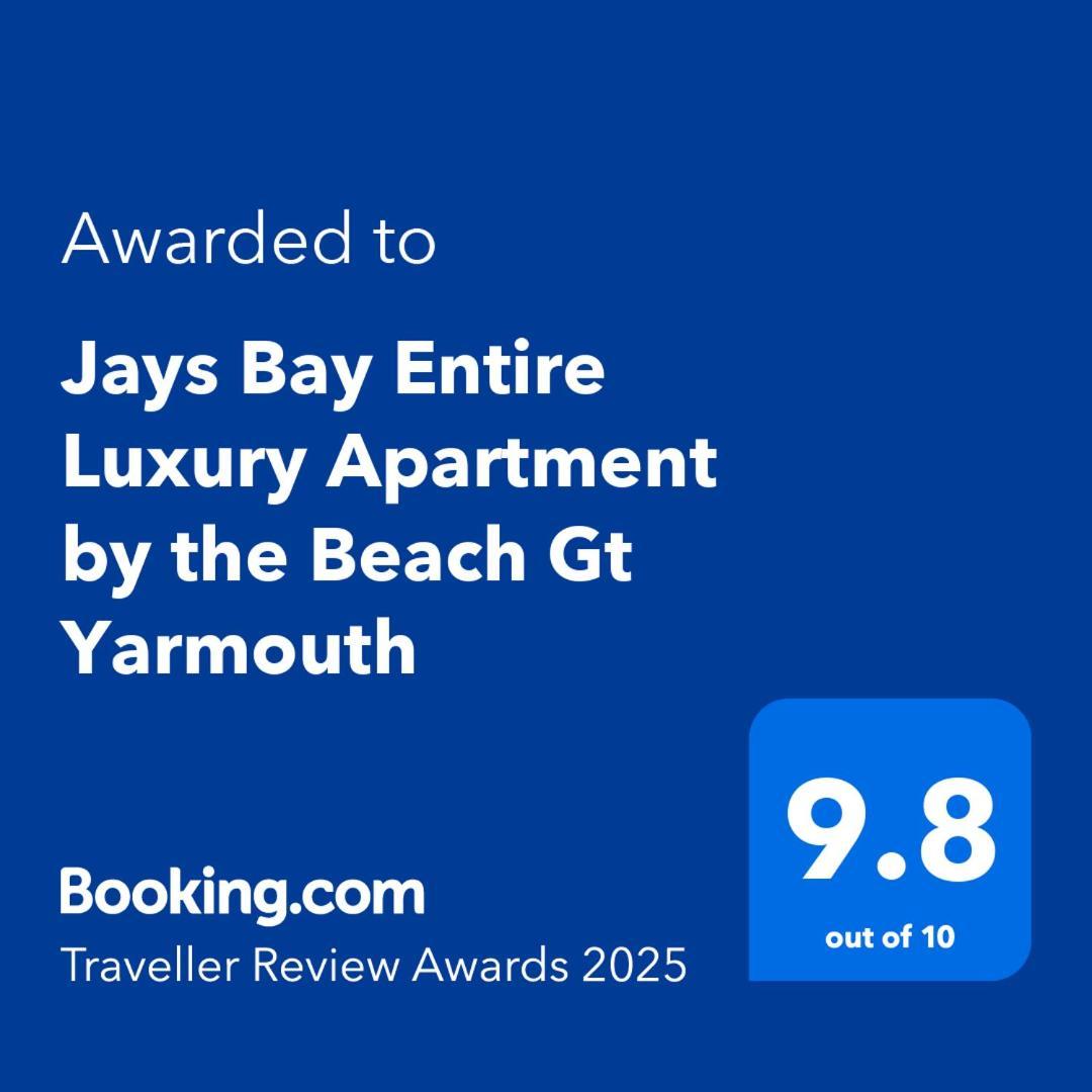 Jays Bay Entire Luxury Apartment By The Beach Gt Yarmouth 그레이트야머스 외부 사진